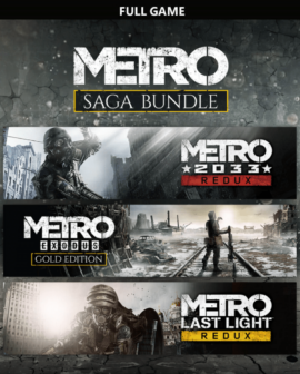 Metro Saga Bundle ( Exodus – Redux  – Last Light ) PS4 – PS5